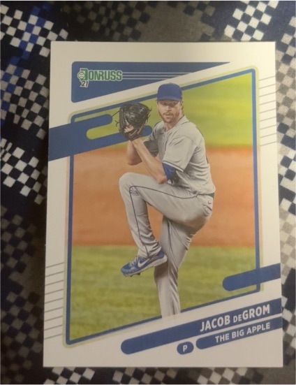2021 Donruss #150 Jacob deGrom The Big Apple — front