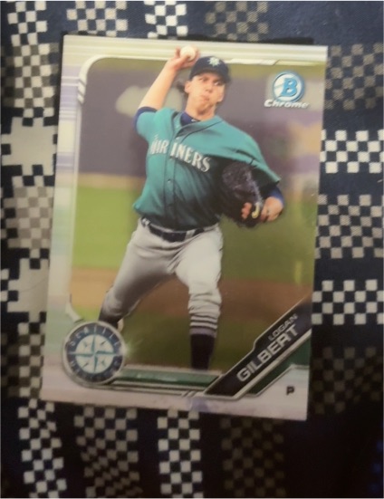 2019 Bowman Chrome #BCP-192 Logan Gilbert — front