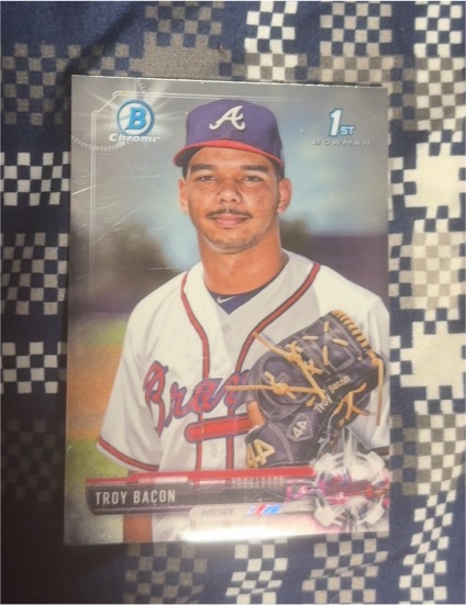 2017 Bowman Chrome Draft #BDC-93 Troy Bacon — front
