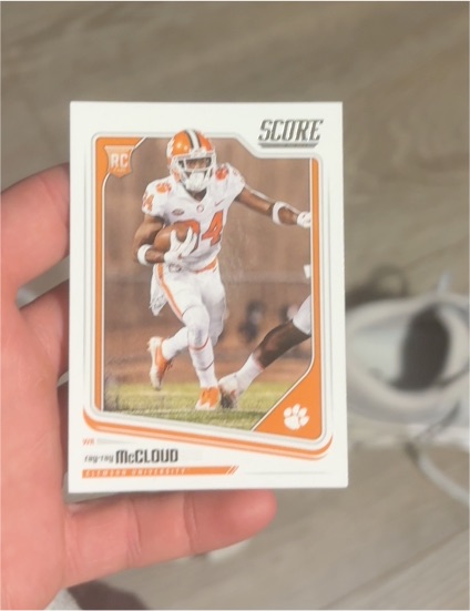 2018 Panini Score #406 Ray-Ray McCloud — front
