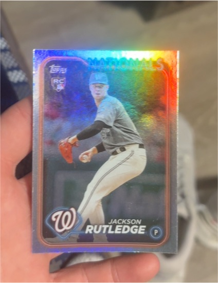 2024 Topps Series 2 #503 Jackson Rutledge — front