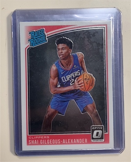 2018-19 Panini Donruss Optic #162 Shai Gilgeous-Alexander — front