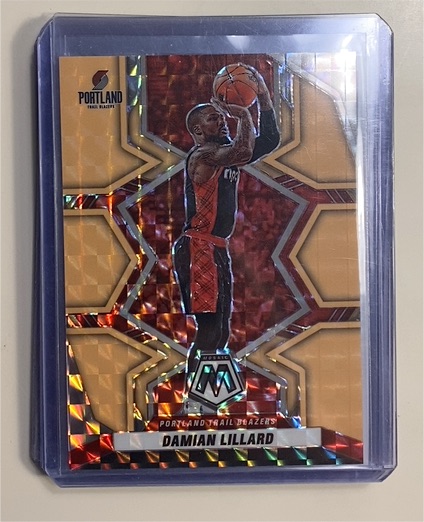 2021-22 Panini Mosaic #287 Damian Lillard — front