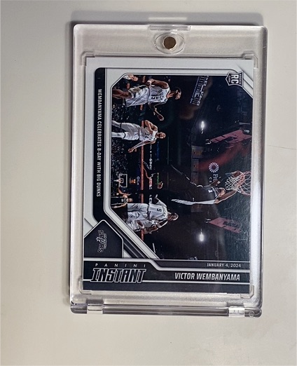 2023-24 Panini Instant #266 Victor Wembanyama — front