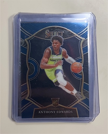 2020-21 Panini Select #61 Anthony Edwards — front