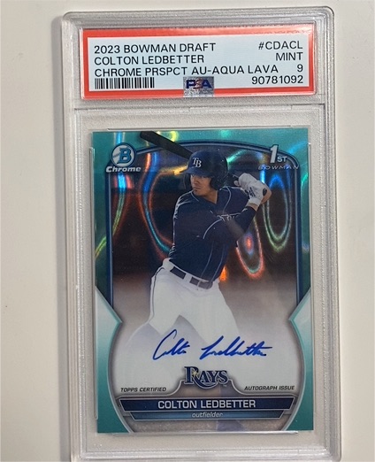 2023 Bowman Draft #CDACL Colton Ledbetter — front