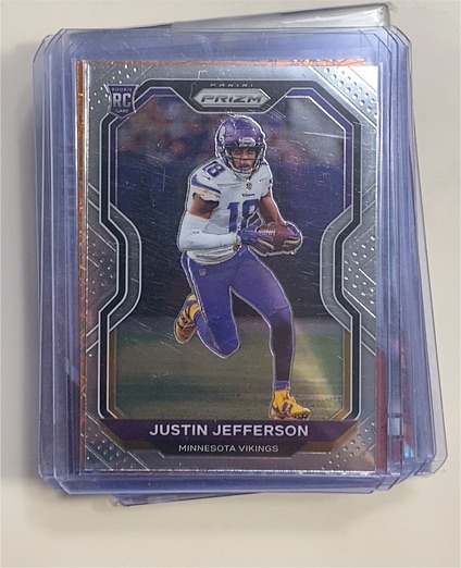 2020 Panini Prizm #398 Justin Jefferson — front