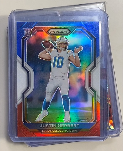 2020 Panini Prizm #325 Justin Herbert — front
