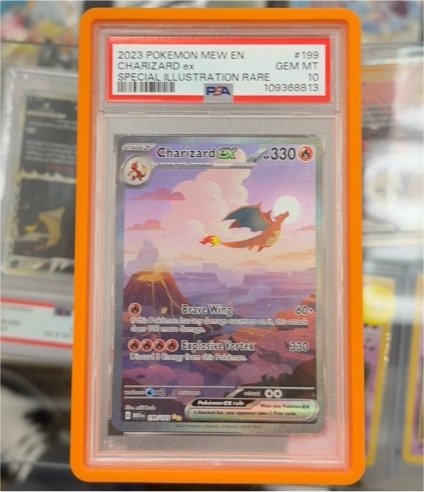2023 Pokemon Mew EN #199 Charizard ex Special Illustration Rare — front