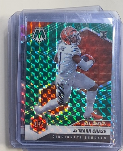 2021 Panini Mosaic #247 Ja'Marr Chase NFL Debut Rookie — front