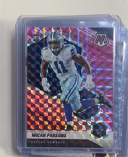 2020 Panini Mosaic #Micah Parsons RC Dallas Cowboys — front