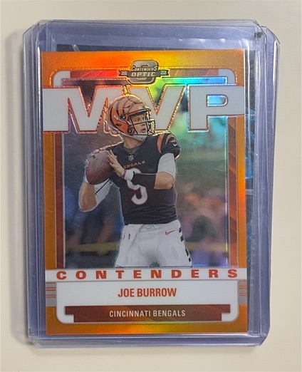 2022 Panini Contenders Optic MVP Contenders #MVP-9 Joe Burrow — front