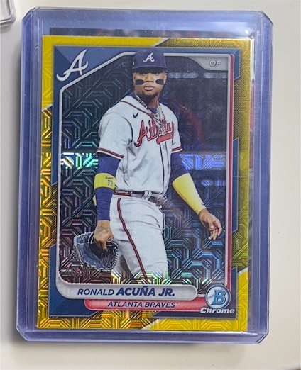 2024 Bowman Chrome #32 Ronald Acuña Jr. — front
