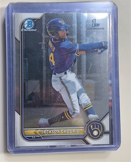 2022 Bowman Chrome #BCP-79 Jackson Chourio — front