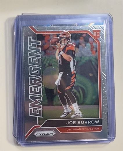 2020 Panini Prizm #1 Joe Burrow Emergent — front
