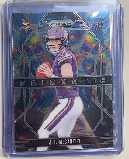 2024 Panini Prizm Prizmatic #8 J.J. McCarthy — front