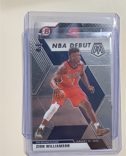 2019-20 Panini Mosaic NBA Debut #269 Zion Williamson — front