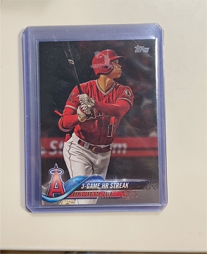 2018 Topps Update #US189 Shohei Ohtani — front
