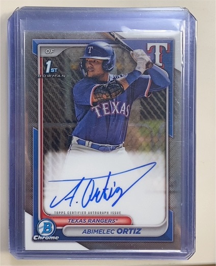 2024 Bowman Chrome #CPA-AO Abimelec Ortiz — front