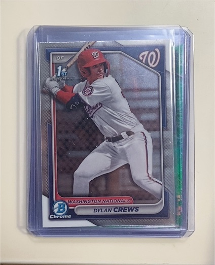 2024 Bowman Chrome Prospects #BCP-23 Dylan Crews — front