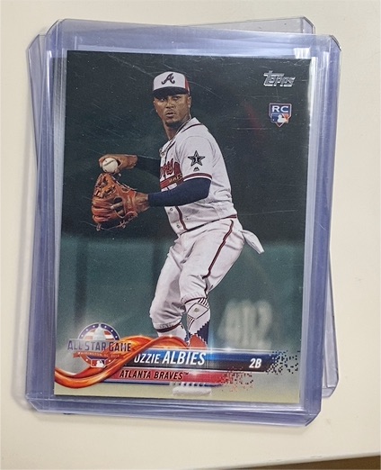 2018 Topps Update Series #US162 Ozzie Albies — front