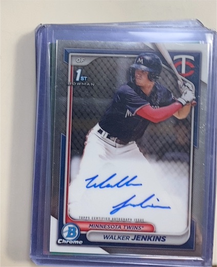 2024 Bowman Chrome #CPA-WJ Walker Jenkins — front