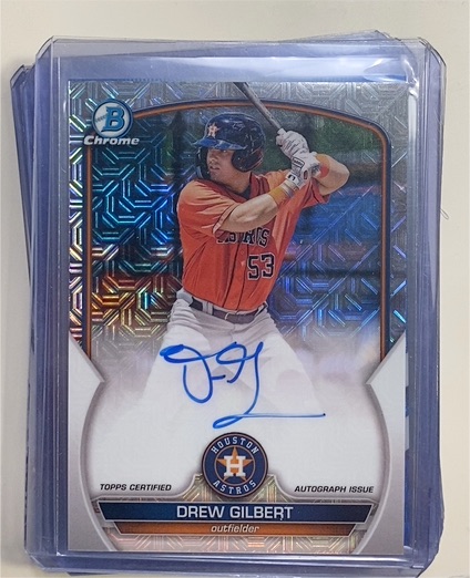 2023 Bowman Chrome #BMA-DGT Drew Gilbert — front