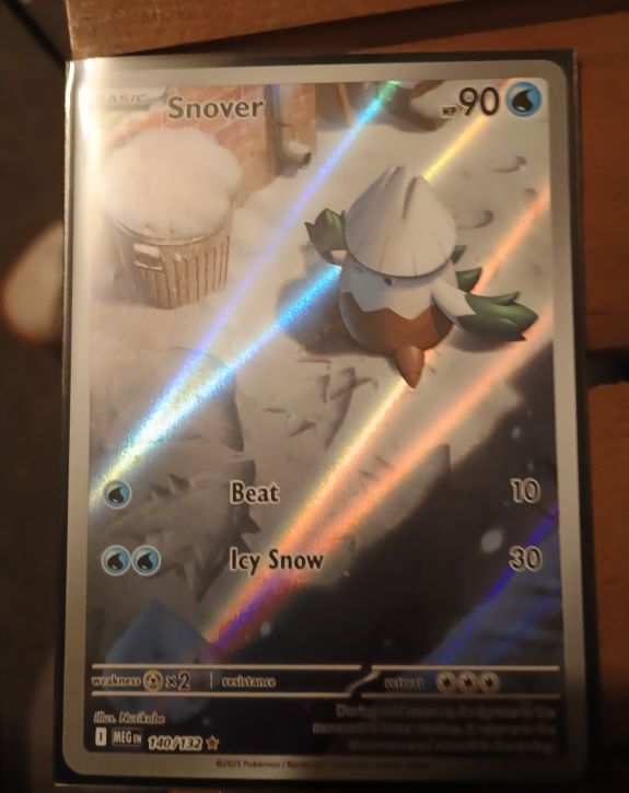 2021 Pokémon TCG #140 Snover Illustration Rare Mega Evolution — front