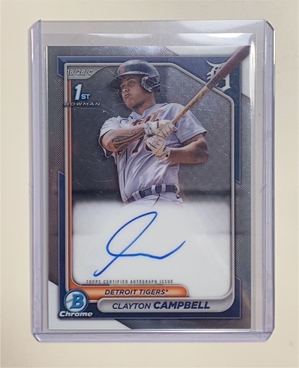 2024 Bowman Chrome #CPA-CCA Clayton Campbell — front