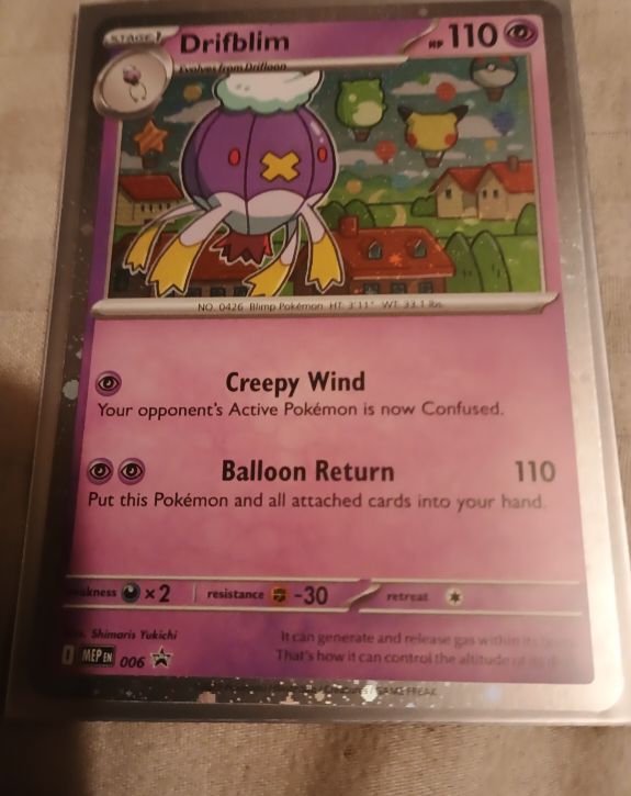 2023 Black Star Promo #006 Drifblim — front