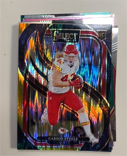 2024 Panini Select Premier Level #142 Carson Steele — front