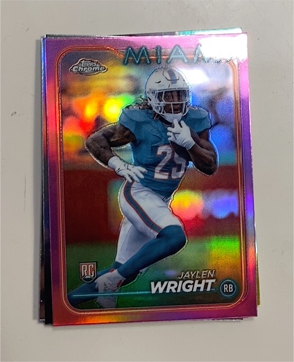 2024 Topps Chrome #239 Jaylen Wright — front