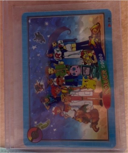 2000 Bandai Pokemon Card #210 Ash Ketchum and Team — front