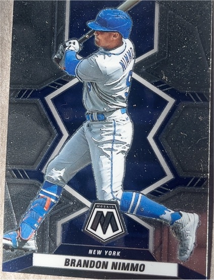 2022 Panini Mosaic #147 Brandon Nimmo — front