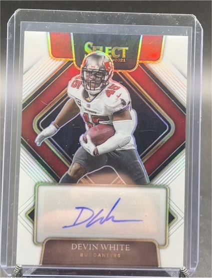 2021 Panini Select Signatures #SIP-DWH Devin White — front