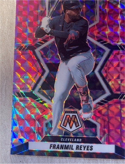 2022 Panini Mosaic #76 Franmil Reyes — front
