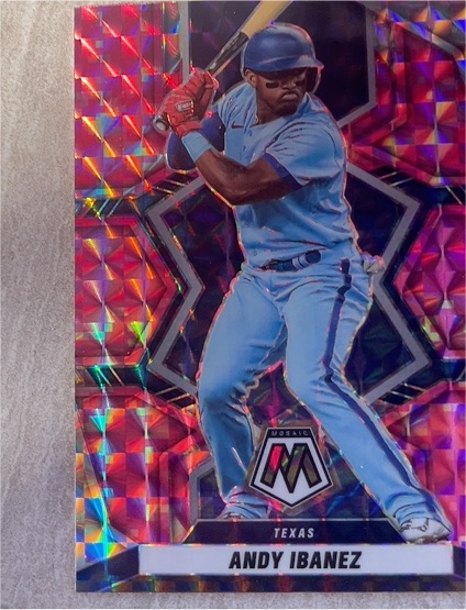 2022 Panini Mosaic #165 Andy Ibanez — front