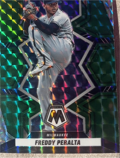 2022 Panini Mosaic Green #174 Freddy Peralta — front