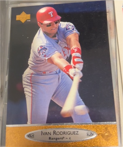 1996 Upper Deck #210 Ivan Rodriguez — front
