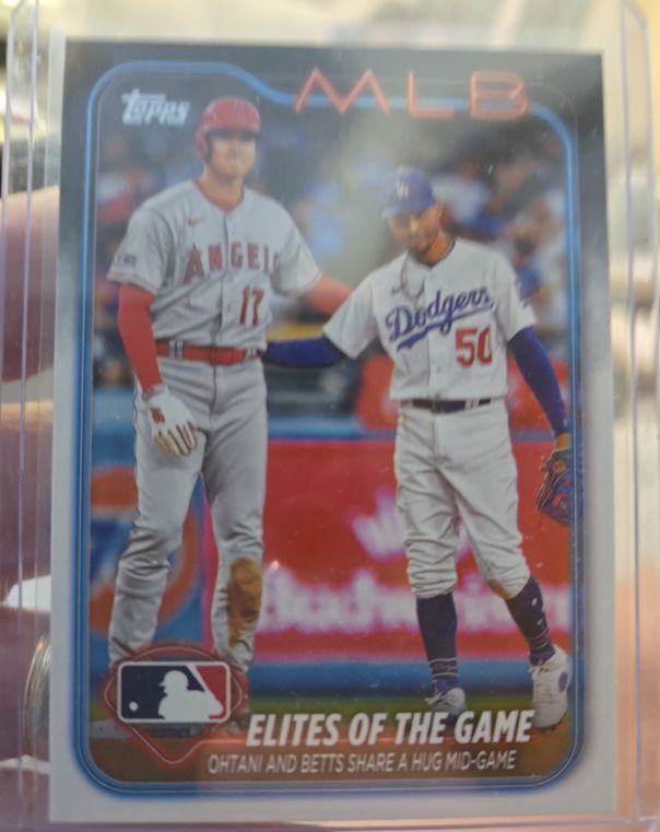 2024 Topps Series 1 #138 Elites of the Game Shohei Ohtani and Mookie Betts — front