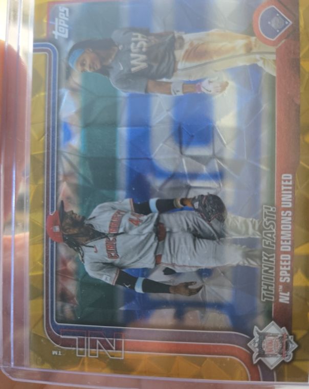 2025 Topps Series 2 #639 Think Fast! NL Speed Demons United Elly De La Cruz — front
