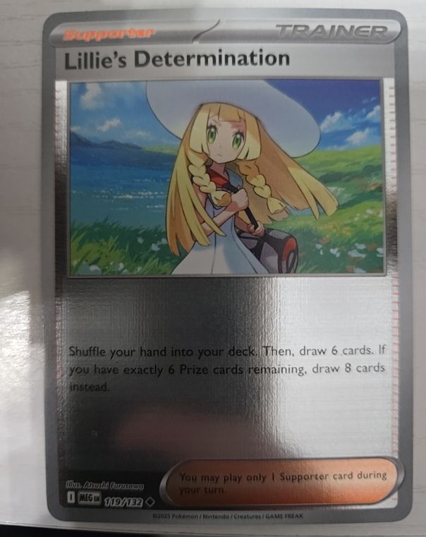 2025 Pokemon Mega Evolution #119 Lillie's Determination — front
