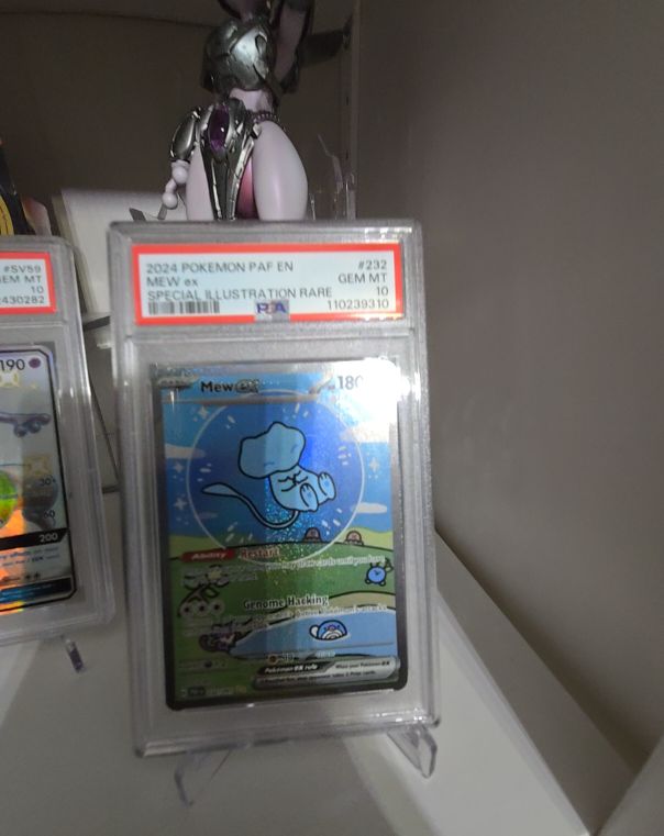 2024 Pokemon Paldean Fates #232 Mew EX Special Illustration Rare — front