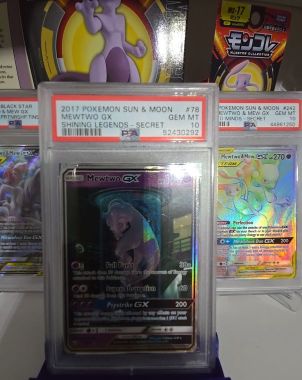 2017 Pokemon Sun & Moon #78 Mewtwo GX — front