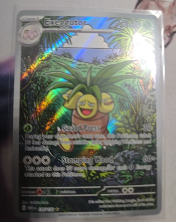 2025 Pokémon Mega Evolution Exeggutor Illustration Rare #135 — front