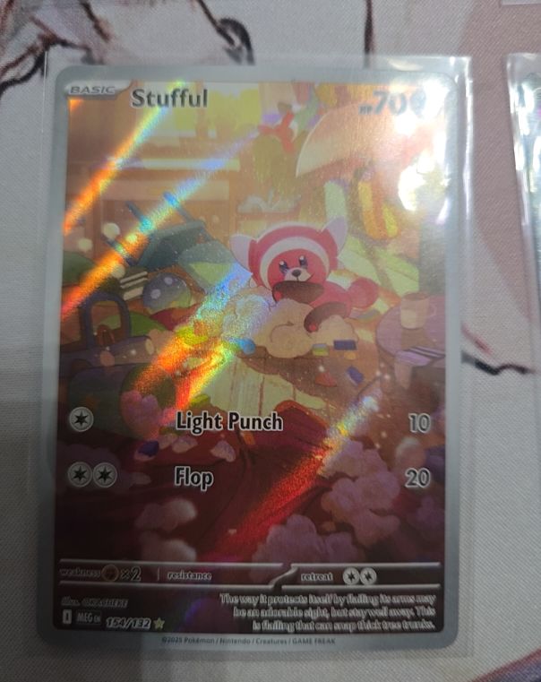 2025 Pokemon Mega Evolution #154 Stufful — front