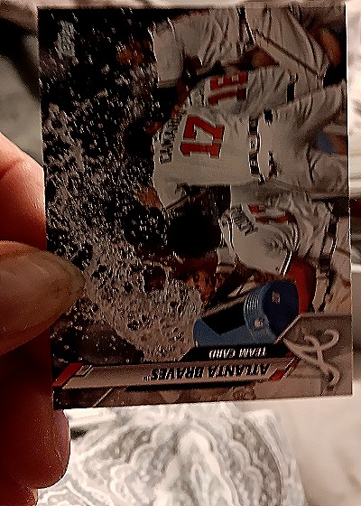 2020 Topps #218 Atlanta Braves Team Card — front