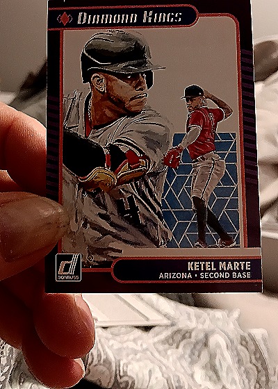 2021 Donruss Diamond Kings #30 Ketel Marte — front