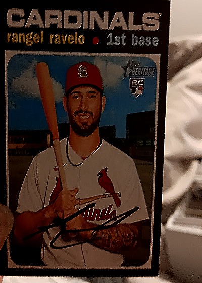 2020 Topps Heritage #525 Rangel Ravelo — front