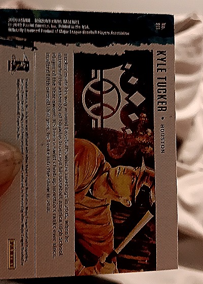 2019 Panini Diamond Kings #S11 Kyle Tucker Squires — back
